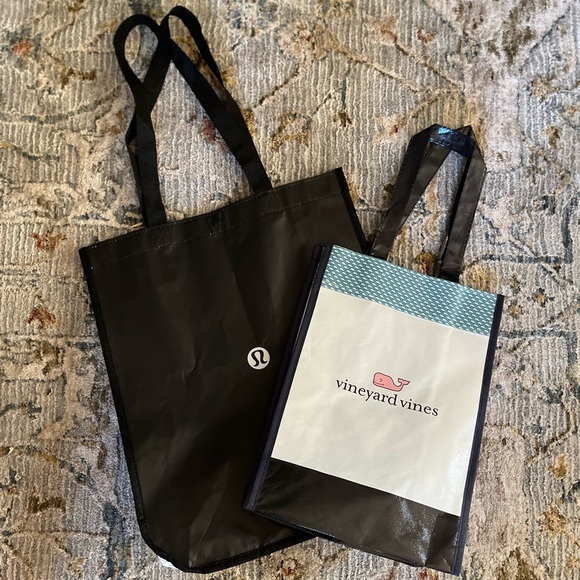 Lululemon Vineyard Vines Reusable Shopping Bags - Picture 1 of 4